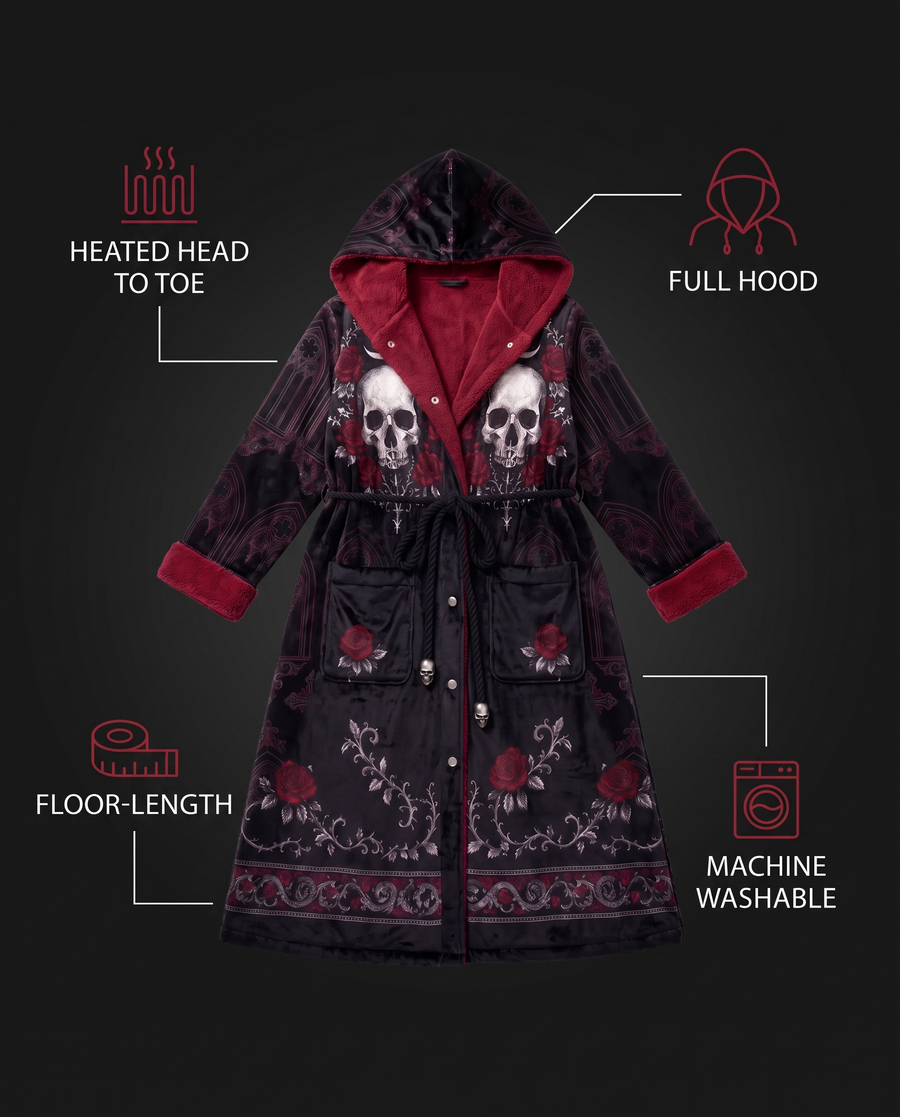 The Cursed Velvet Heated Robe